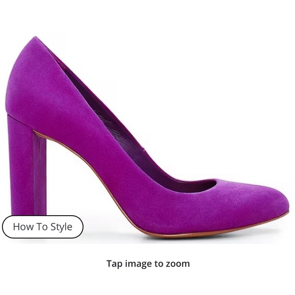 BRAND NEW IN BOX purple Vince Camuto heels size 7.5.   Currently $110 in stores - Picture 3 of 3